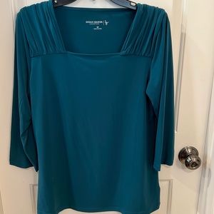 Susan Graver, designer, embellish top/blouse